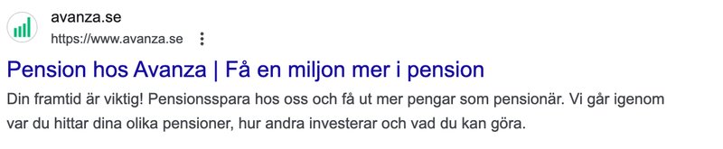 Så här marknadsför sig Avanzas pensionsfond. Men de är också en blandfond med höga avgifter. Så här marknadsför sig Avanzas pensionsfond. Men de är också en blandfond med höga avgifter.